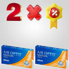 Air Optix Night and Day İndirimli Lens Paketi 2’li+Elegance Aqua Fresh Lens Solüsyonu 360 ml