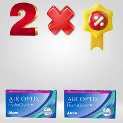 Air Optix plus HydraGlyde İndirimli Lens Paketi 2’li+Elegance Aqua Fresh Lens Solüsyonu 360 ml