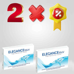 Elegance 55 UV İndirimli Lens Paketi 2’lİ+ Elegance Aqua Fresh Lens Solüsyonu 360 ml