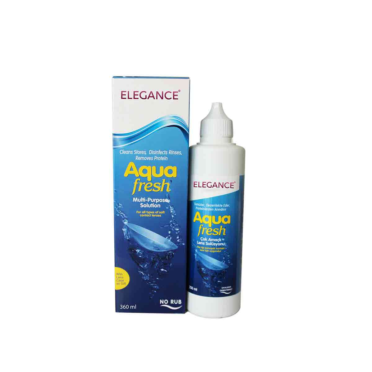 Elegance Aqua Fresh Lens Solüsyonu 360 ml