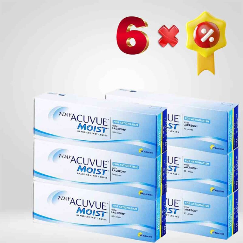 1day acuvue moist for astigmatism indirimli paket 6 kutu-Lenssepeti.com.tr