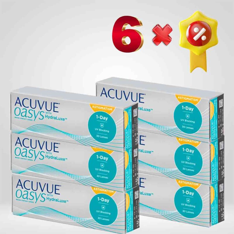 acuvue oasys 1day for astigmatism indirimli paket 6li-Lenssepeti.com.tr