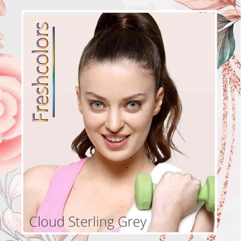elegance freshcolors Cloud Sterling Grey renkli lens 2-Lenssepeti.com.tr