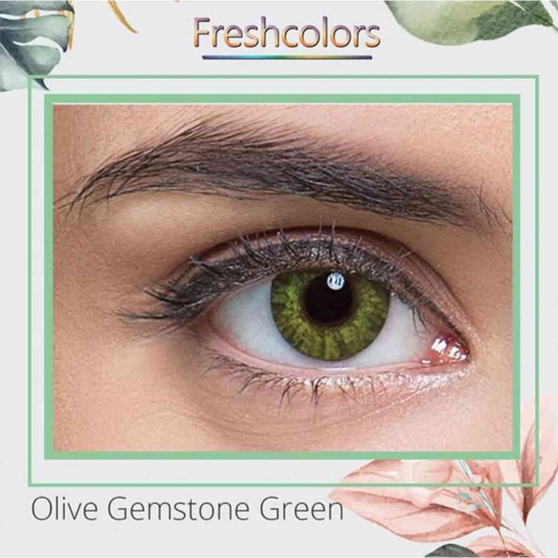 elegance freshcolors Olive Gemstone Green-Lenssepeti.com.tr