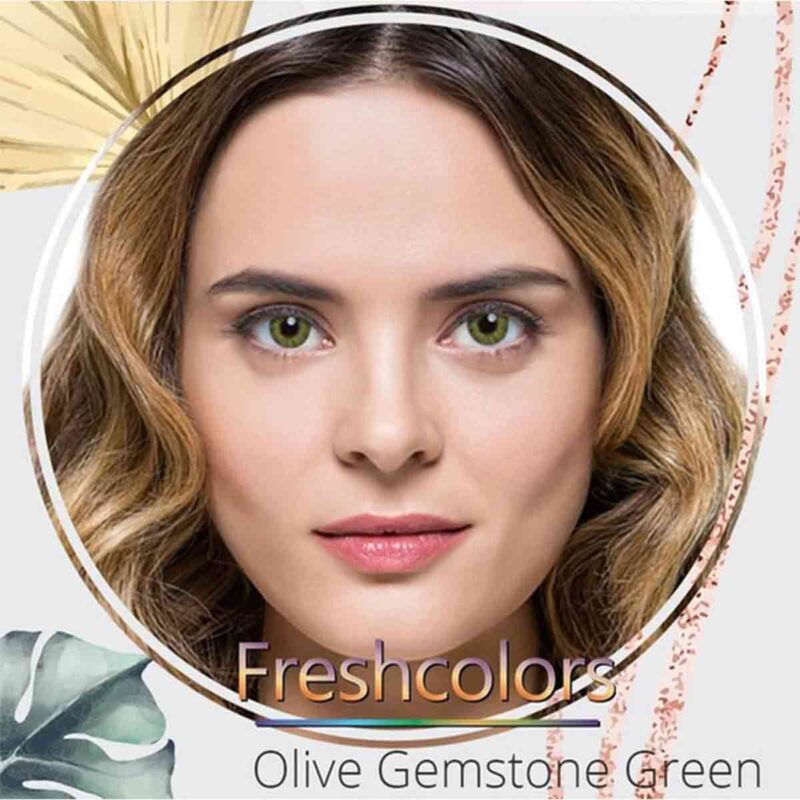 elegance freshcolors Olive Gemstone Green renkli lens-Lenssepeti.com.tr